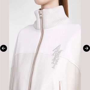 AMIRI Women's Cream Bomber Jacket